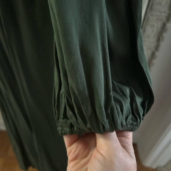 Roolee Forest Green Long Sleeve Dress - Picture 3 of 7
